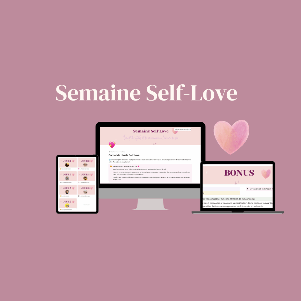 SEMAINE AMOUR DE SOI
